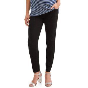 Maternity Full Panel Black Skinny Jeans, Black, S (4-6)